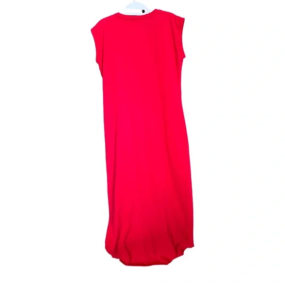 Frank & Eileen NWOT Cory Vintage Muscle Tee Dress Double Decker Red Size M - Picture 4 of 5